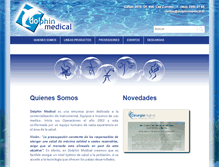Tablet Screenshot of dolphinmedical.cl